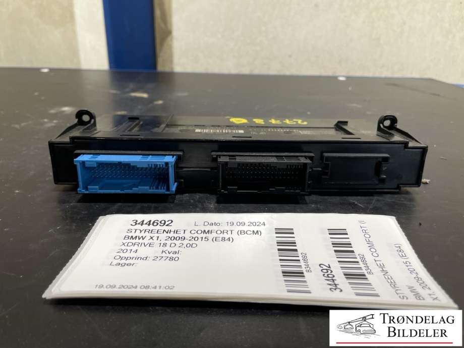 Styreenhet comfort (BCM) til BMW X1 2009-2015 (E84) (E84) (61.35 9329800-01|)