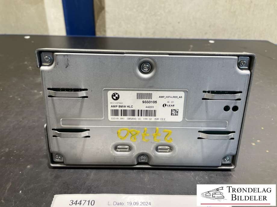 Bilstereo forsterker til BMW X1 2009-2015 (E84) (E84) (9333105|)