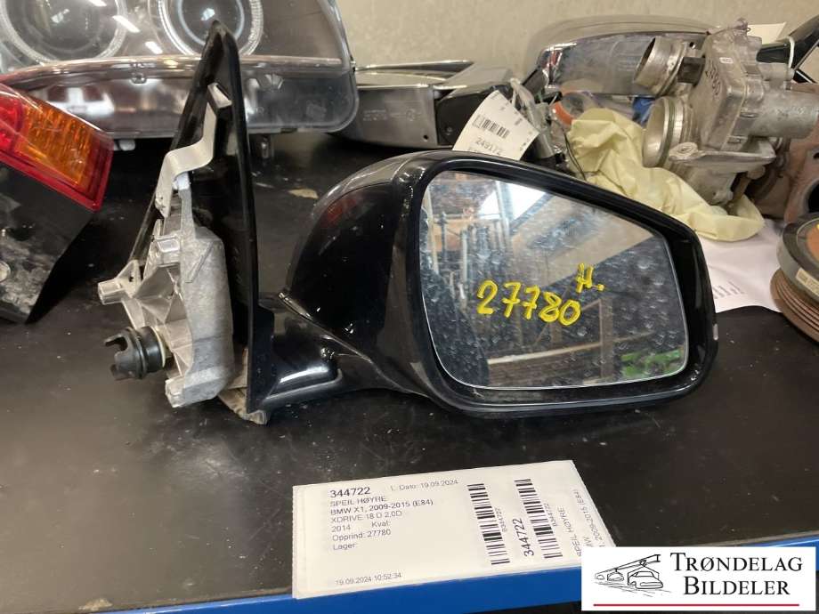 Speil høyre til BMW X1, 2009-2015 (E84) (E84) (51 16 7 307 216)