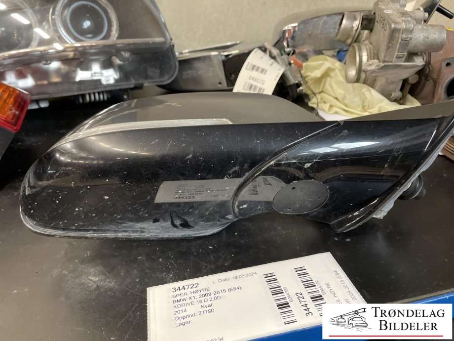 Speil høyre til BMW X1 2009-2015 (E84) (E84) (51 16 7 307 216|51 16 7 285 000|)