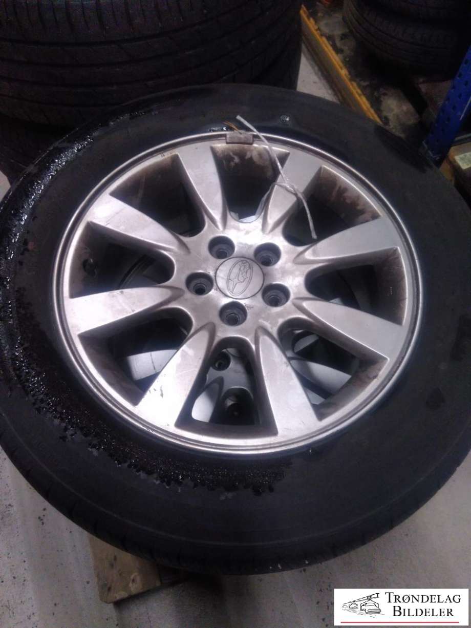 Hjulsett aluminium sommer til Subaru Forester 2005-2008 (Type II, Fase 2) (TRIANGLE|215/60/R16 5X100 6.5JX16 ET48 CB56.1MM|6-7 MM MØNSTERDYBDE|PROD 47-20)