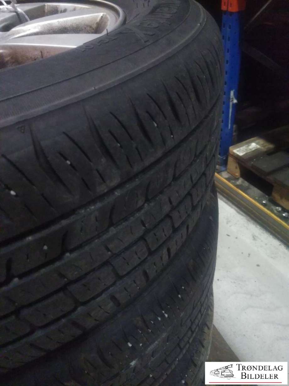 Hjulsett aluminium sommer til Subaru Forester 2005-2008 (Type II, Fase 2) (TRIANGLE|215/60/R16 5X100 6.5JX16 ET48 CB56.1MM|6-7 MM MØNSTERDYBDE|PROD 47-20)