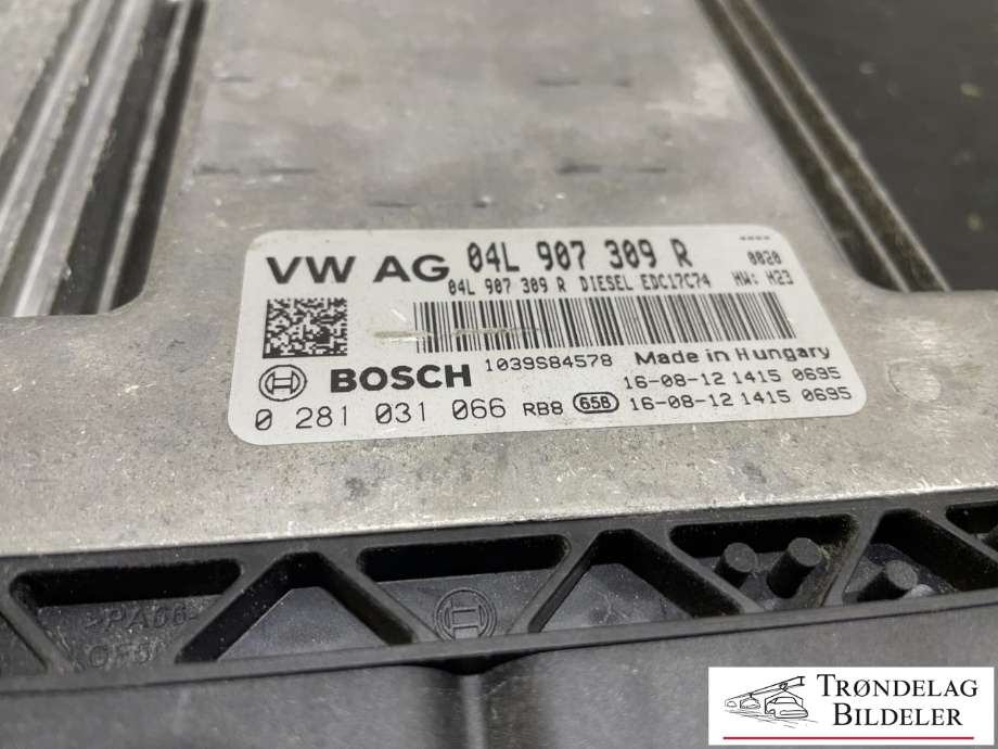 Styreenhet motor til Škoda Octavia 2013-2016 (Type III, Fase 1)  (04L 907 309 R|0 281 031 066|)