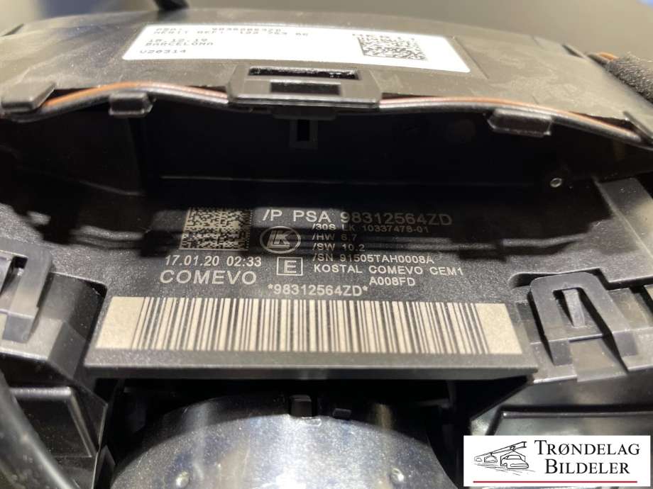 Bryter combi til Toyota Proace City 2020-->> (98302853ZD|)