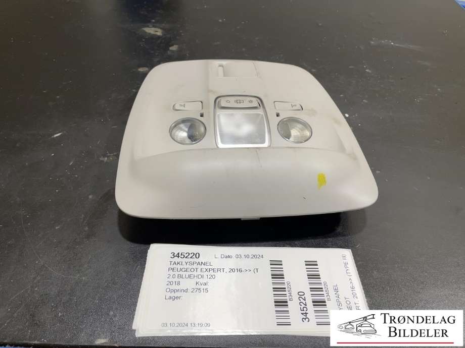 Taklyspanel til Peugeot Expert 2016-->> (Type III) (98279100BJ|)