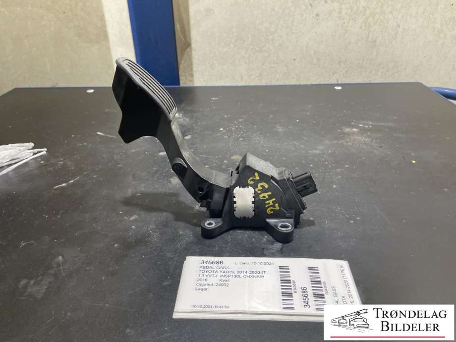 Pedal gass til Toyota Yaris, 2014-2020 (Type III, Fase 2)  (78110-0D120)