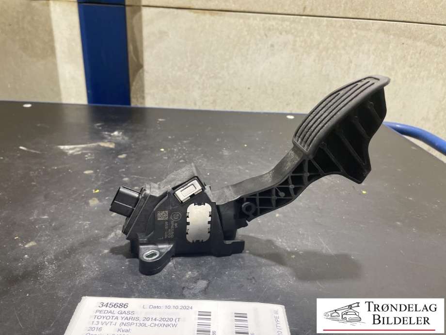 Pedal gass til Toyota Yaris 2014-2020 (Type III, Fase 2)  (78110-0D120|)