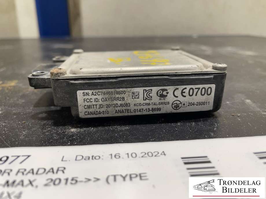Sensor radar til Ford S-Max 2015-->> (Type II)  (EM2T14D453AD|A2C74468105|)
