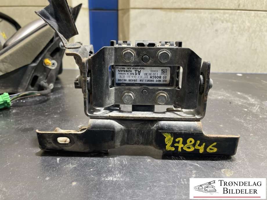 Sensor radar til Nissan Qashqai 2014-2021 (Type II)  (28438 4EJ0B|0 203 300 383|)