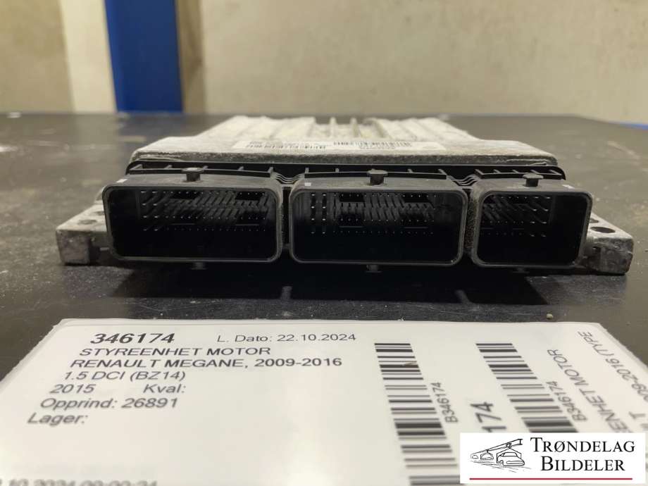 Styreenhet motor til Renault Megane 2009-2016 Type III (237104833R|)