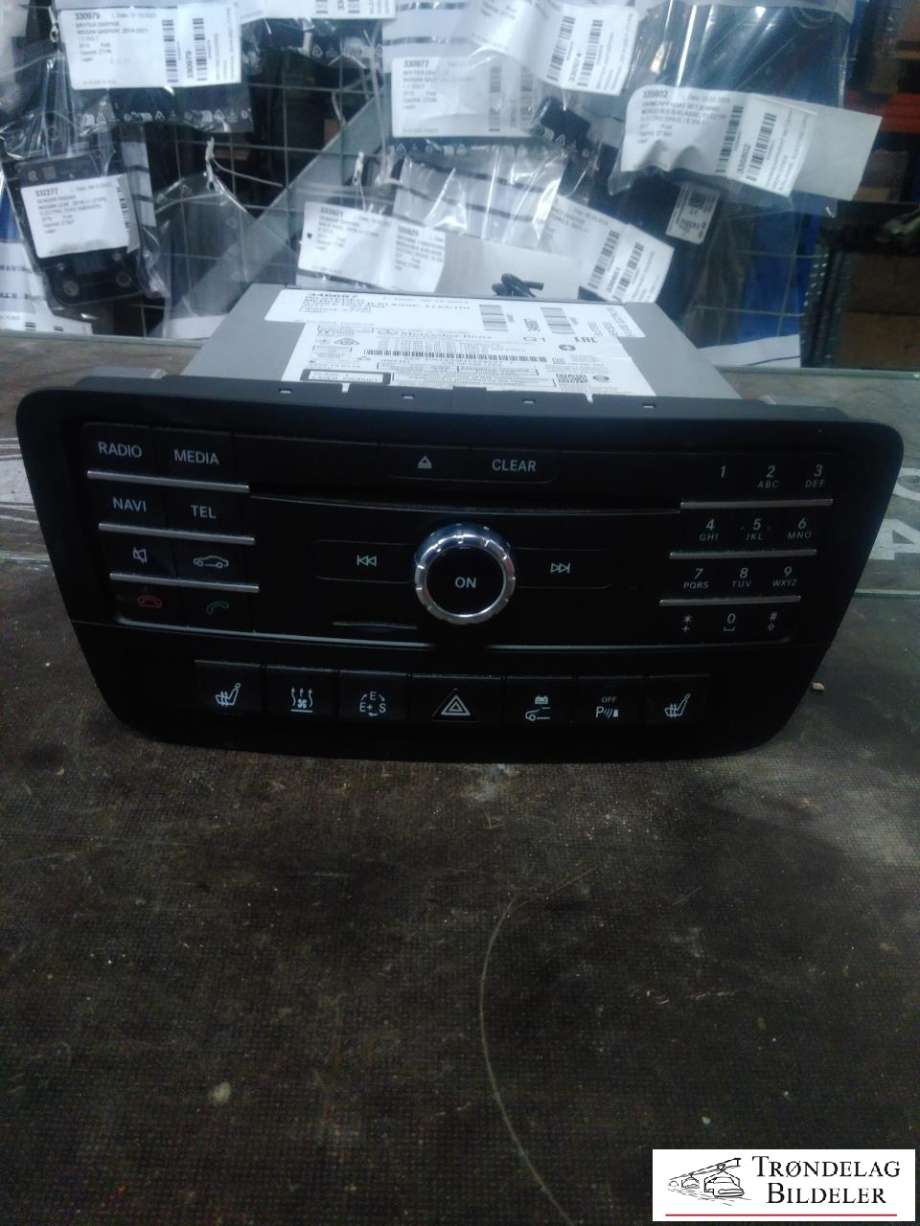 Bilstereo til Mercedes B-Klasse, electric drive, 2014-2018 (W242) (W242) (A2469007119)