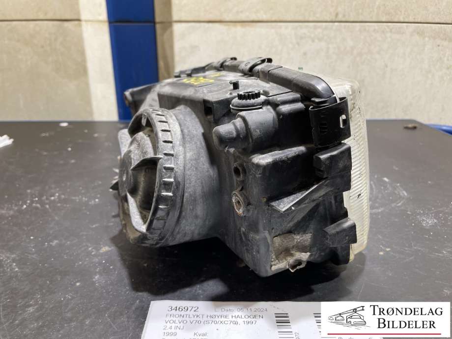 Frontlykt høyre halogen til Volvo V70 (S70/XC70) 1997-2000 (Type I)  (8628399|8628618|34430148)