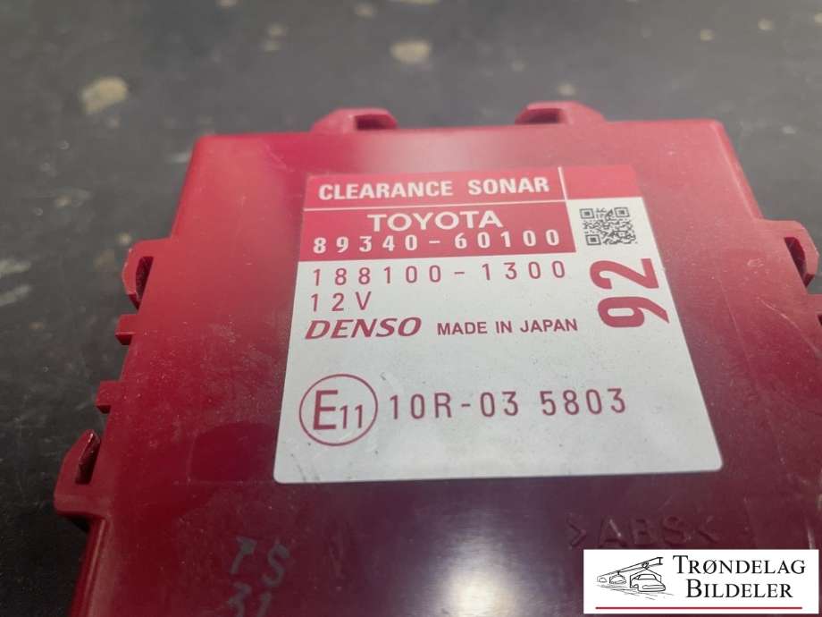 Styreenhet parkering til Toyota Land Cruiser 150 2014-->> (Fase 2)  (89340-60100|)