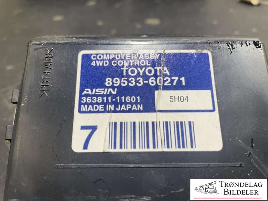 Styreenhet 4WD til Toyota Land Cruiser 150 2014-->> (Fase 2)  (89533-60271|)
