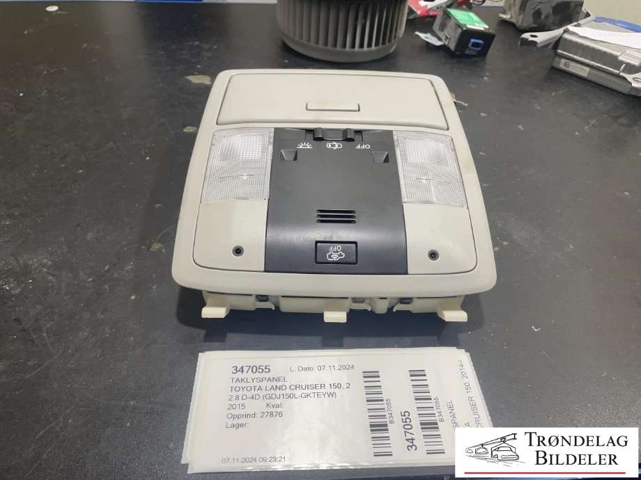 Taklyspanel til Toyota Land Cruiser 150, 2014-->> (Fase 2) (1D111-1236)