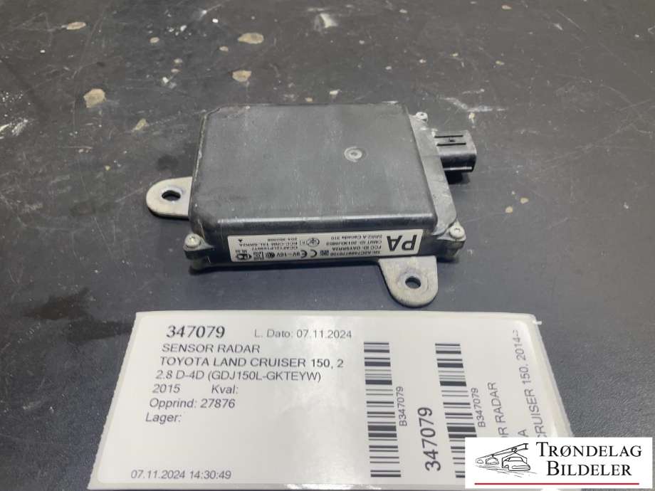 Sensor radar til Toyota Land Cruiser 150 2014-->> (Fase 2) (88162-0W400|)