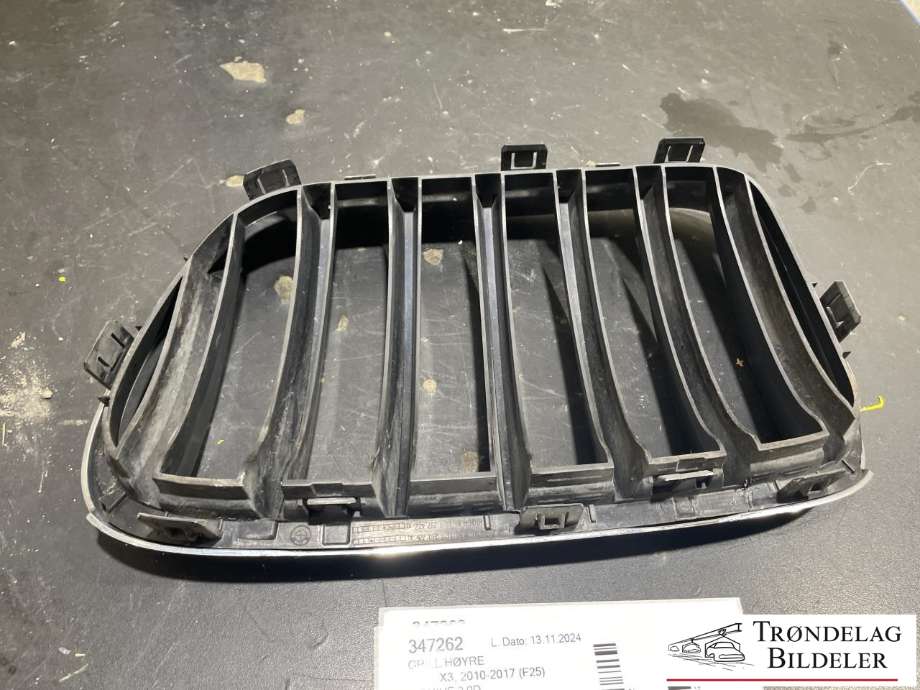 Grill høyre til BMW X3 2010-2017 (F25) (F25) (51 11 7 210 726|)