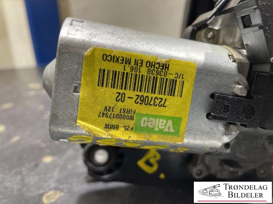 Viskermotor bakrute til BMW X3 2010-2017 (F25) (F25) (7237062-02|67 63 7 237 062|)