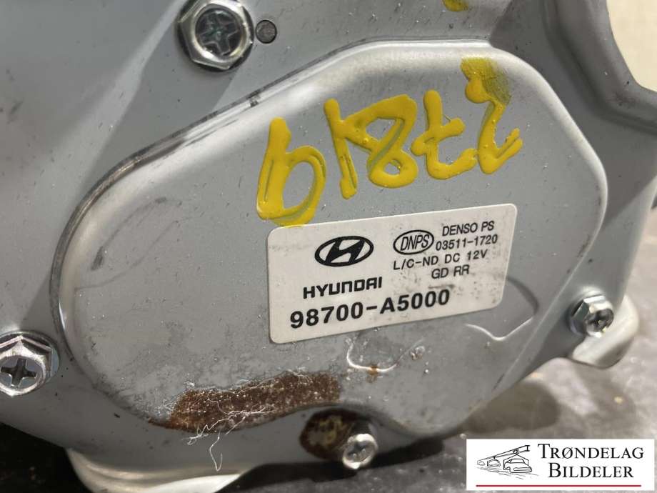 Viskermotor bakrute til Hyundai i30 2012-2017 (Type II)  (98700-A5000|)