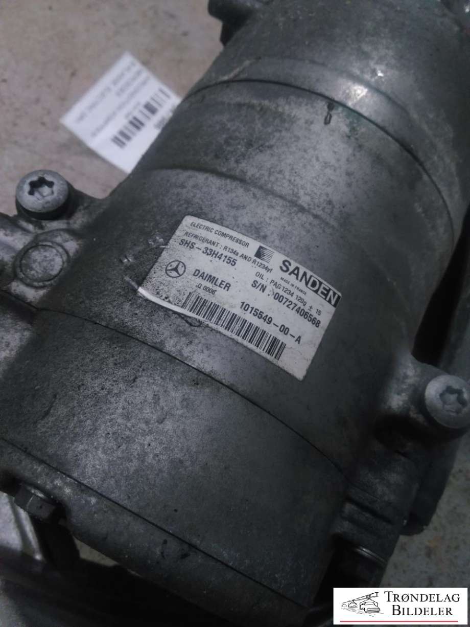 Aircondition kompressor elbil til Mercedes B-Klasse, electric drive 2014-2018 (W242) (W242) 
