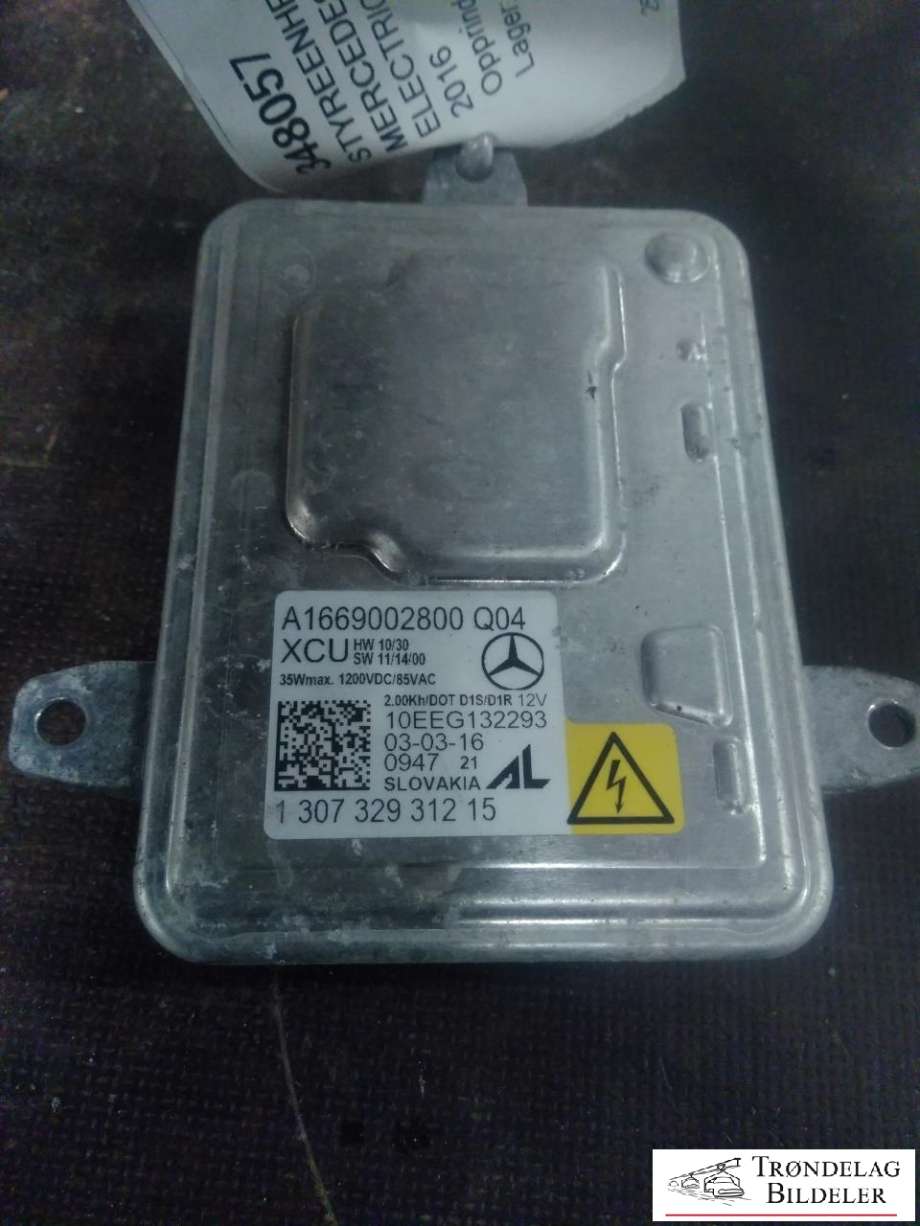 Styreenhet xenon/ballast til Mercedes B-Klasse, electric drive 2014-2018 (W242) (W242) (A1669002800|)