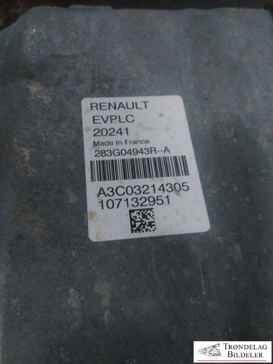 Styreenhet diverse til Renault Zoe 2019-->> (Fase 2)  (283G04943R|)