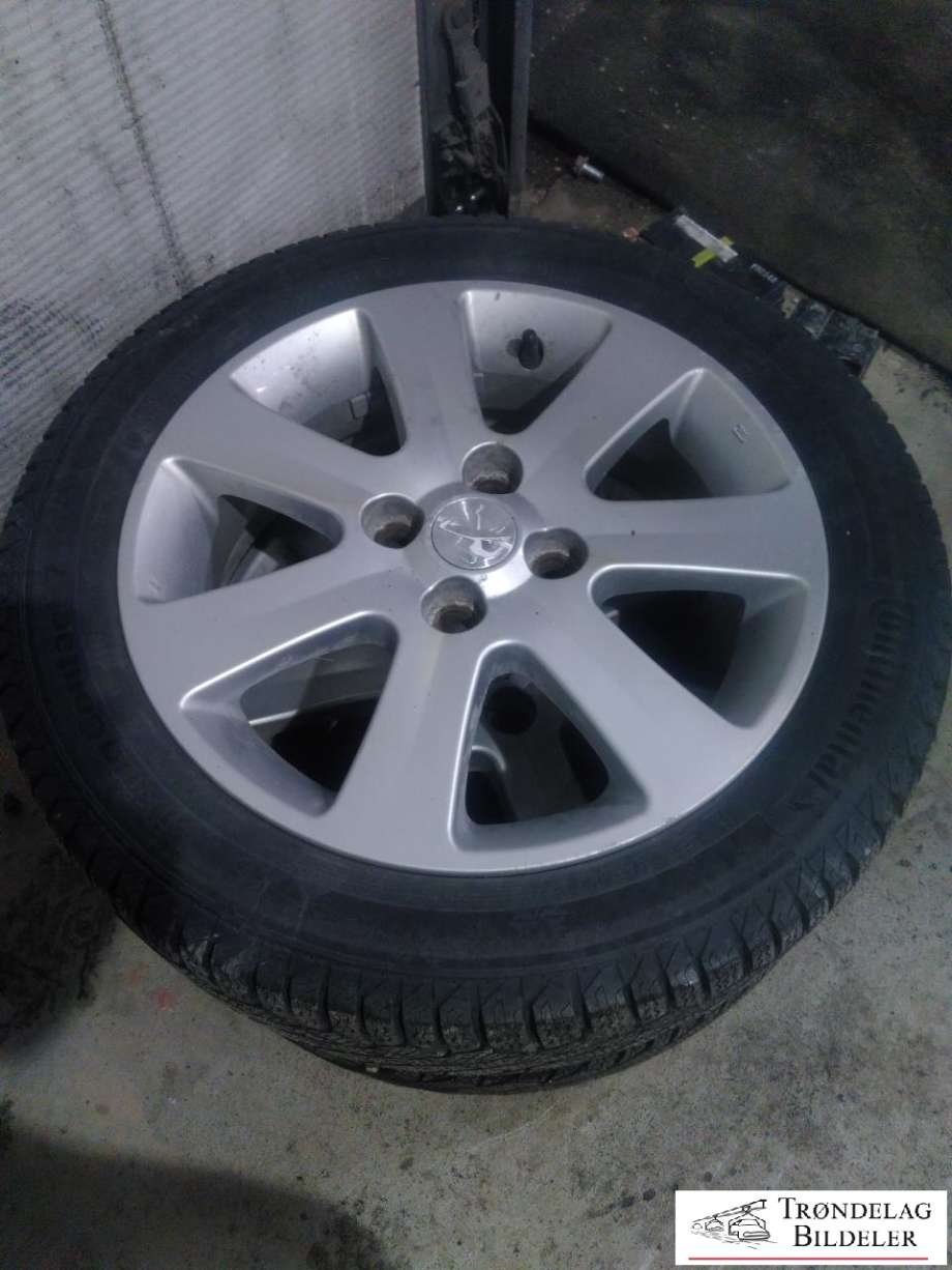 Hjulsett aluminium vinter til Peugeot iOn 2011-2020 (CONTI VC7|175/55/R15 4X100 5JX15 ET35 CB56.1MM|8-9 MM MØNSTERDYBDE|PROD 43-20)