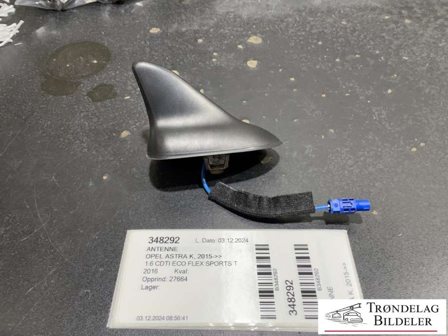 Antenne til Opel Astra K, 2015-->>  (13383704)