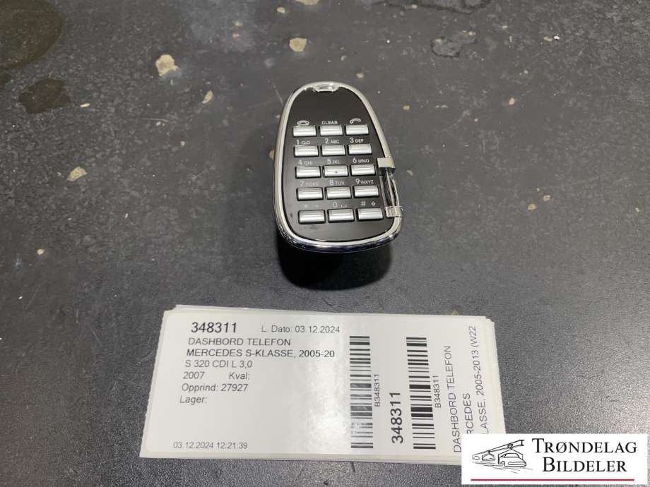 Dashbord telefon til Mercedes S-Klasse, 2005-2013 (W221) (W221) (A 221 823 00 50)