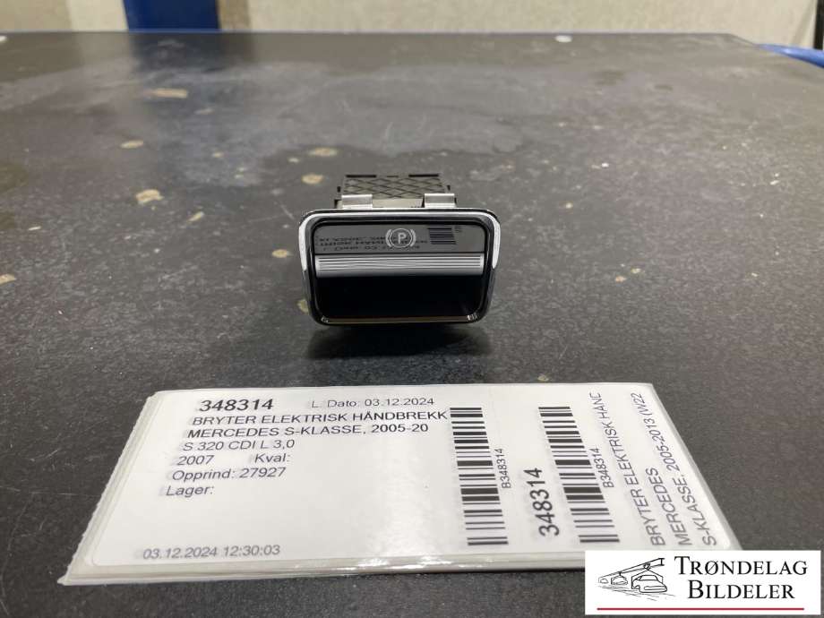 Bryter elektrisk håndbrekk/parkbrems til Mercedes S-Klasse 2005-2013 (W221) (W221) (221 540 1445|)