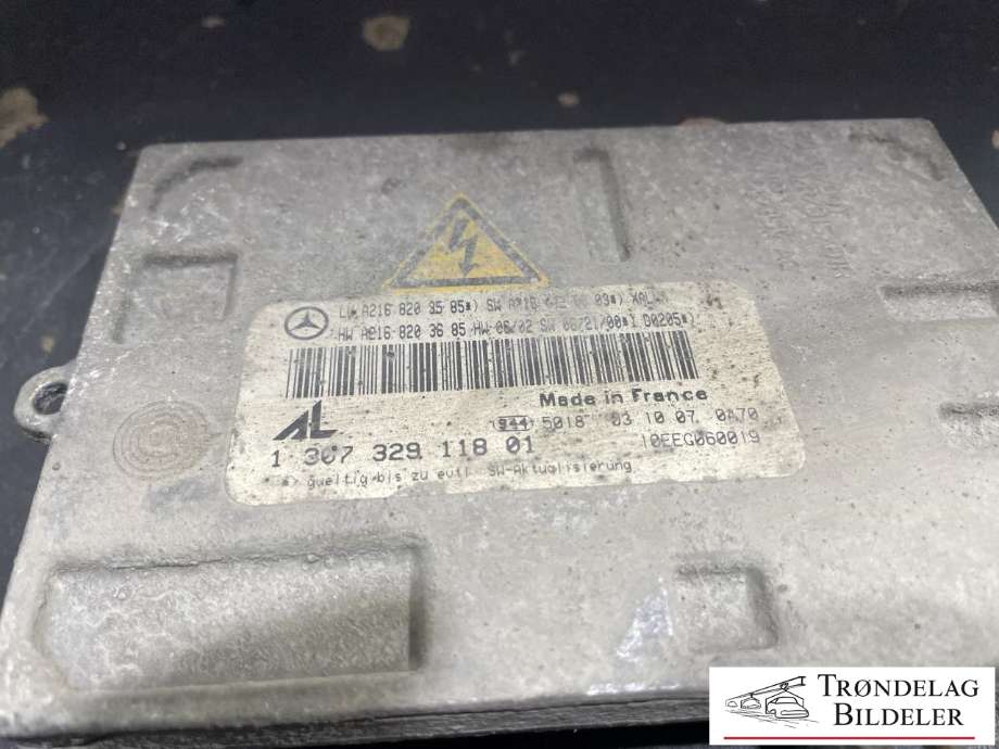 Styreenhet xenon/ballast til Mercedes S-Klasse 2005-2013 (W221) (W221) (1 307 329 118 01|)