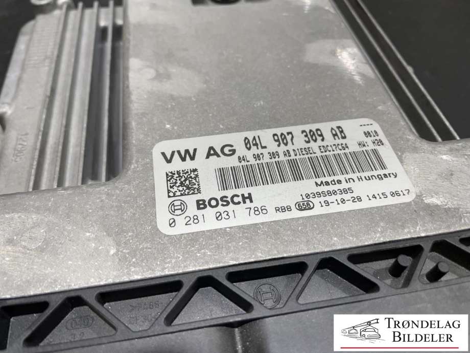 Styreenhet motor til VW Caddy 2015-2020 (Type III, Fase 3)  (04L 907 309 AB|)