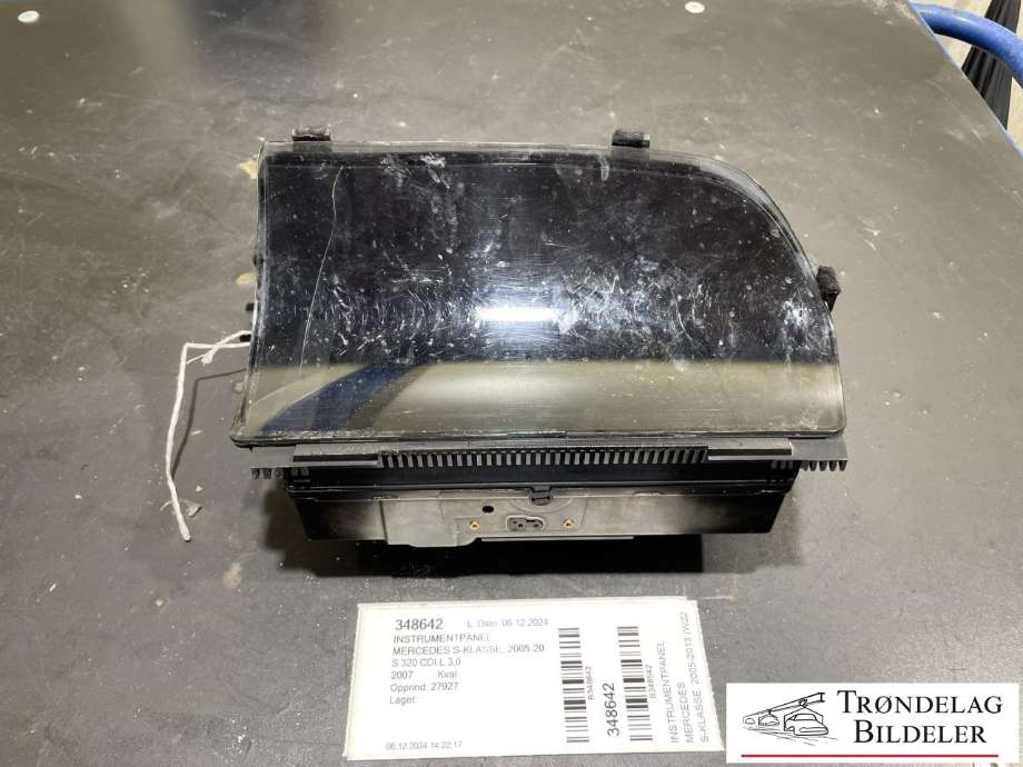 Instrumentpanel til Mercedes S-Klasse 2005-2013 (W221) (W221) (1 036 904 816|)