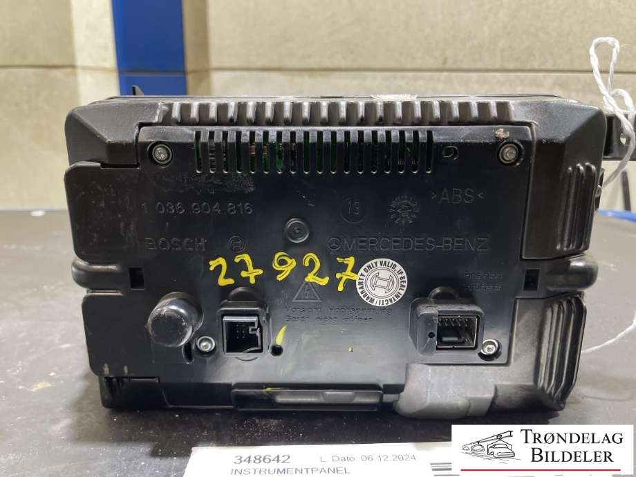 Instrumentpanel til Mercedes S-Klasse 2005-2013 (W221) (W221) (1 036 904 816|)