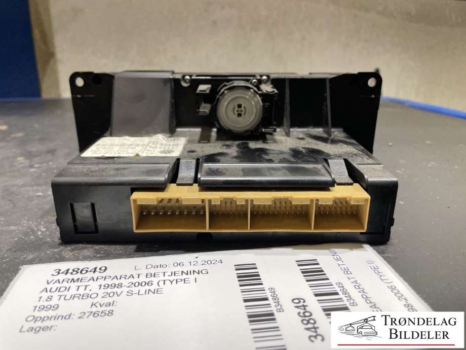 Varmeapparat betjening til Audi TT 1998-2006 (Type I)  (8N0 820 043|)