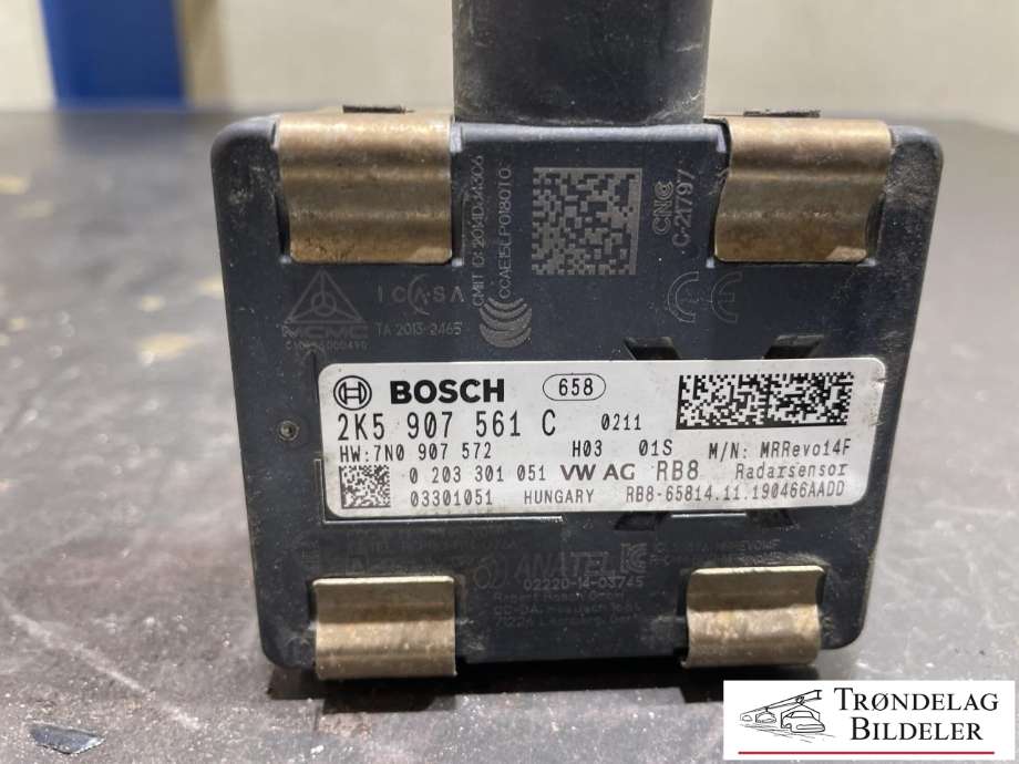 Sensor radar til Audi TT 1998-2006 (Type I)  (2K5 907 561 C|)