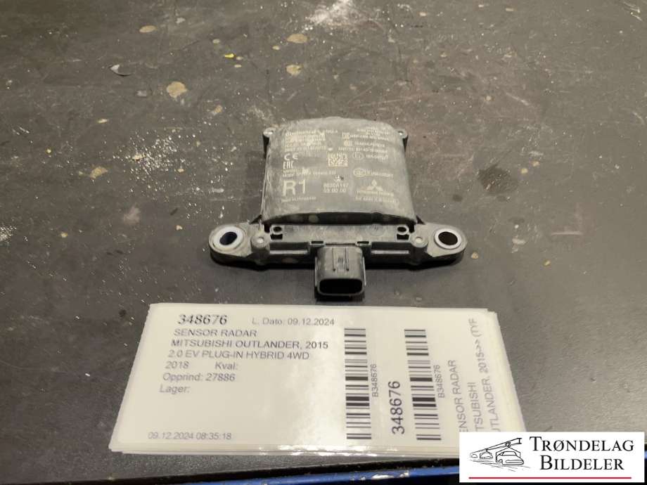 Sensor radar til Mitsubishi Outlander, 2015-->> (Type III, Fase 2)  