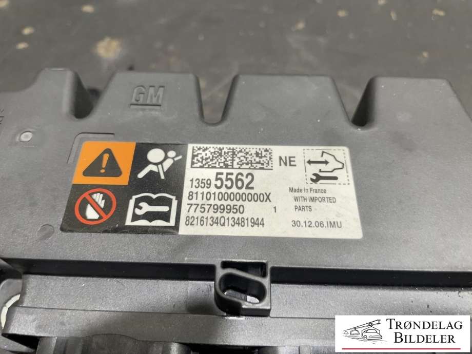 Airbag elektronikk til Opel Astra K 2015-->>  (13595562|775799950|)
