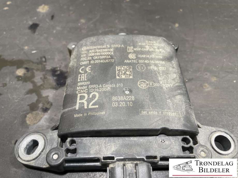Sensor radar til Mitsubishi Outlander 2015-->> (Type III, Fase 2)  (8638A228|)