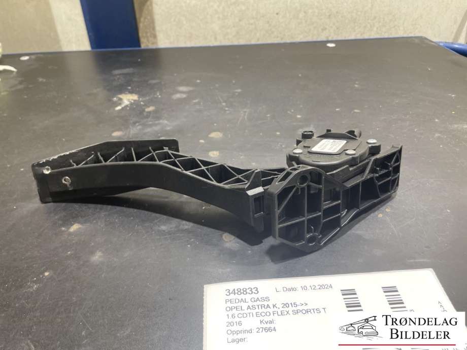 Pedal gass til Opel Astra K 2015-->> (6PV 011.554-00|)