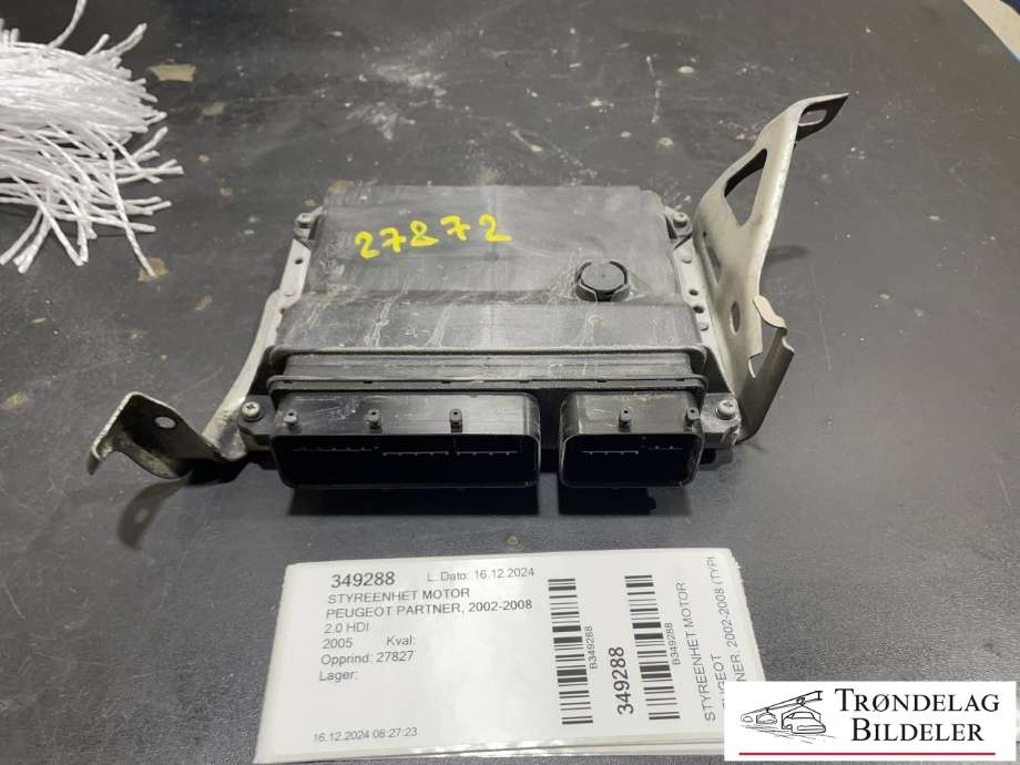 Styreenhet motor til Peugeot Partner 2002-2008 (Type I, Fase 2) (TOYOTA|89661-05F20|)