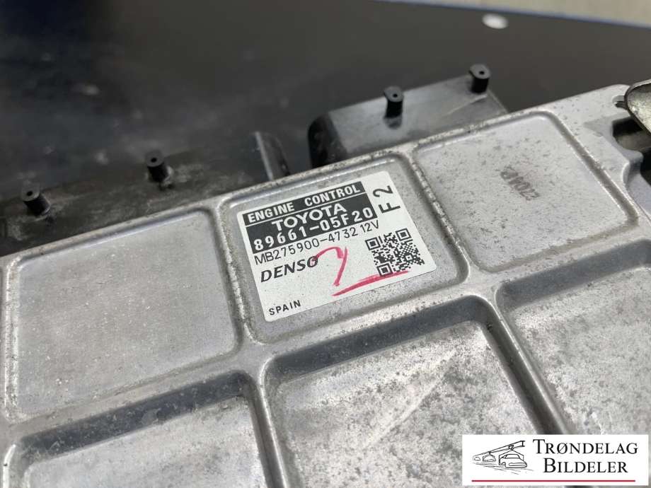 Styreenhet motor til Peugeot Partner 2002-2008 (Type I, Fase 2) (TOYOTA|89661-05F20|)