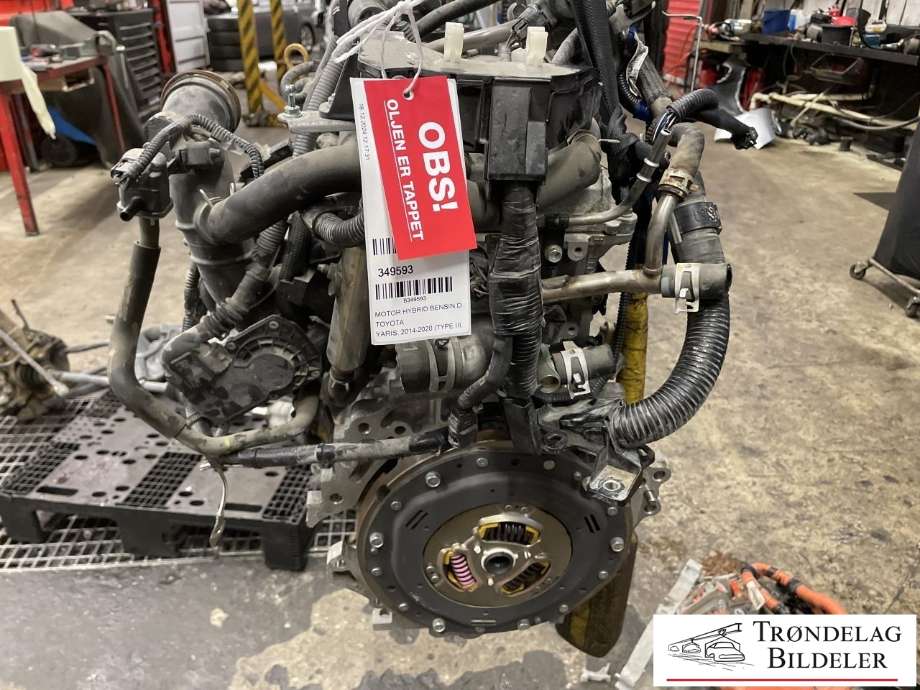 Motor hybrid bensin del til Toyota Yaris 2014-2020 (Type III, Fase 2)  (1NZ-FXE|)