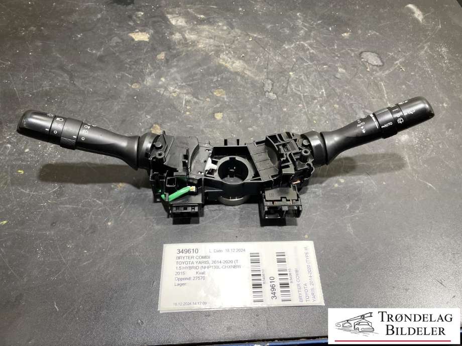 Bryter combi til Toyota Yaris, 2014-2020 (Type III, Fase 2)  