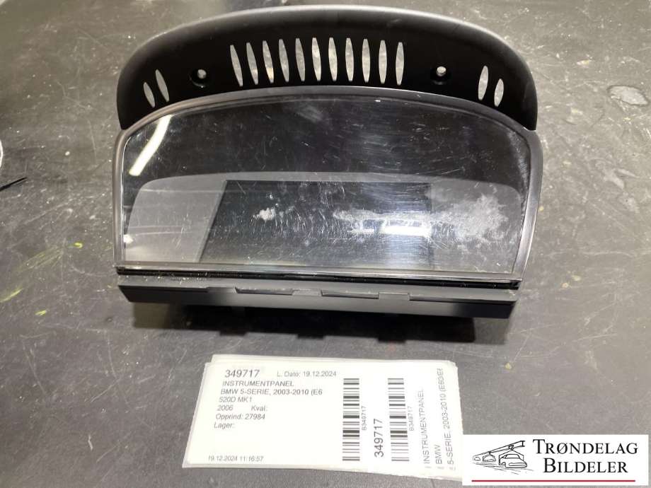 Instrumentpanel til BMW 5-Serie 2003-2010 (E60/E61) (E60/E61) (65.82-6989395|)