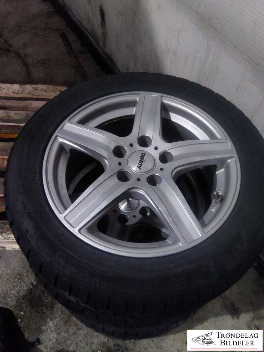 Hjulsett aluminium sommer til Nissan Leaf 2011-2017 (Type I) (FALKEN|205/55/R16 5X114.3 6.5JX16 ET40 CB66.1MM|5-6 MM MØNSTERDYBDE|PROD 37-18)