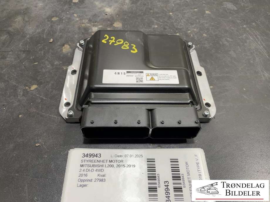 Styreenhet motor til Mitsubishi L200, 2015-2019 (Type V, Fase 1)  (1860C923)
