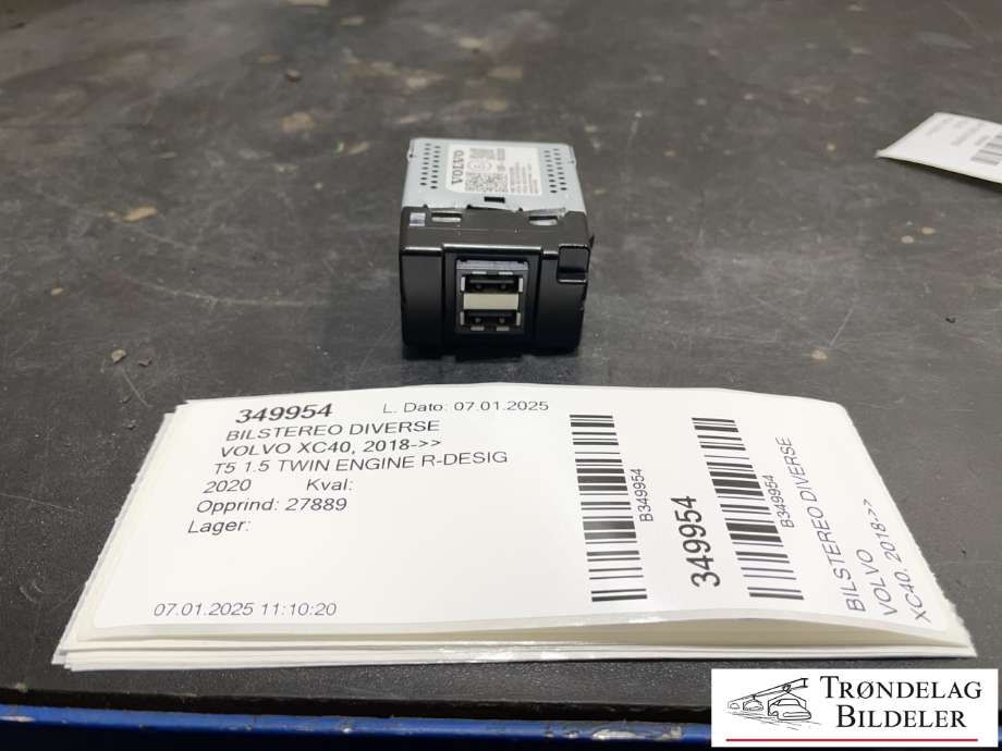 Bilstereo diverse til Volvo XC40, 2018-2024  (31407038)