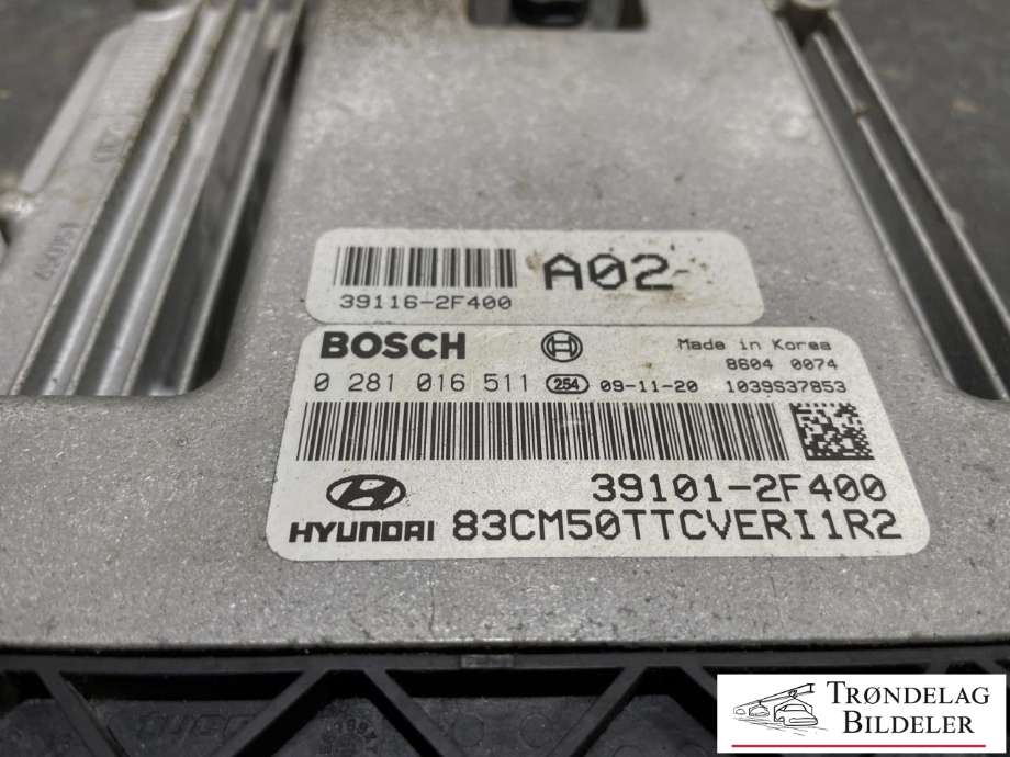 Styreenhet motor til Hyundai Santa Fe 2010-2012 (Type II, Fase 2) (BOSCH|0 281 016 511|39101-2F400|)