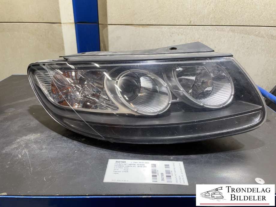 Frontlykt høyre xenon til Hyundai Santa Fe 2010-2012 (Type II, Fase 2)